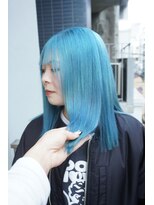 シィーム(cime) 水色 ハイトーン