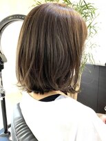 アニー 松戸(ANNI)&nbsp;ホワイトグレージュ/ミニウルフ/デジタルパーマ/チェリーブラウ