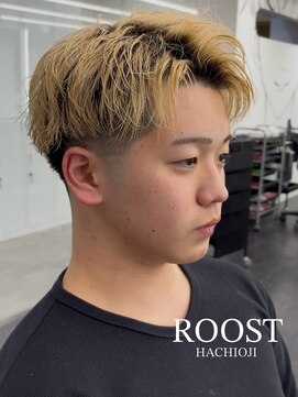 ルースト 八王子店(ROOST) メンズヘア/ブリーチ/ツーブロック/眉毛/八王子