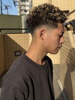 スウェル 押上店(Swell)&nbsp;MEN’S/リバースセンターパート/ニュアンスパーマ/錦糸町駅