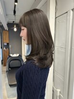 エル バイ ホーム(L by HOME)&nbsp;ミディアム レイヤーカット ワンカール ココアベージュ