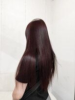 アオゾラヘアーカミノウラ(AOZORA HAIR kaminoura) ボルドーカラー/チェリーレッド/ワインレッド