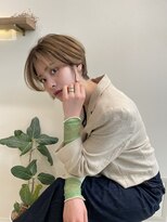 シア 北千住店(SHEER)&nbsp;大人ショート まろやかベージュ×立体感ショート/SHEER北千住店