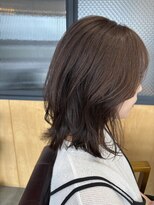 リドルヘアー 黒磯店(Riddle HAIR)&nbsp;くびれミディアムレイヤー×モカベージュ