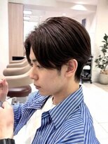 アッシュ 八王子みなみ野店(Ash)&nbsp;センターパート×曲がる縮毛矯正　八王子みなみ野