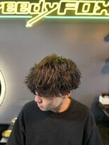 グリーディーフォックス 三軒茶屋(GreedyFOX) 波巻き/マッシュパーマ/ウルフ/ハイライト<理容室>三軒茶屋