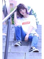 ヘアサロンM 新宿&nbsp;ハイトーンくびれミディ