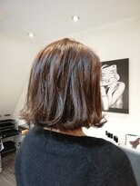 ヘアーズミンク ハグラザキ(Hairs mink Hagurazaki)&nbsp;ベージュ系ボブ