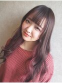 愛されブラウンカラー×インナーカラー×ケアカラー