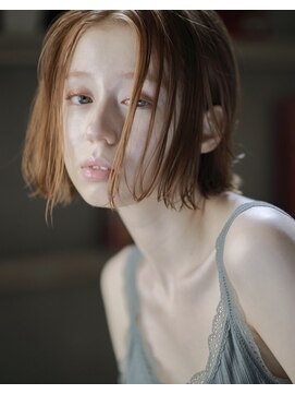 ラべリー 池袋(LOVELEY) ナチュラルボブ　ヘアカラー　【池袋】