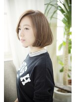 美容室 ファクト(fact)&nbsp;大人可愛い☆透明感カラー☆ナチュラルふんわり優しい大人ボブ