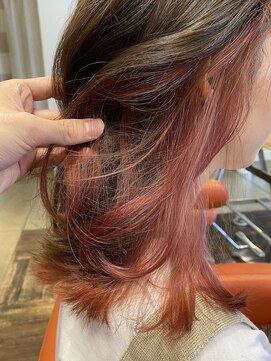 アヴァンス 北花田店(AVANCE) 【#ペールピンク】×インナーカラー