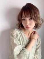 フラミューム たまプラーザ(flammeum)&nbsp;大人かわいいボブ×ウェーブ【たまプラーザ】