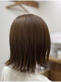 切りっぱなしボブ