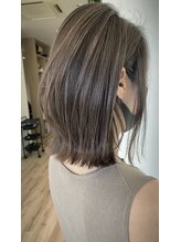 ヘアーメイク ダブル(HAIR MAKE double) パールベージュボブ