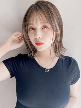 リヤン 表参道(lyann) 小顔ペールベージュ似合わせカットセクションカラーモテ髪