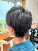 メンズショートウルフ