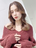 アイティーバイアルバム 八王子店(IT by ALBUM) 大人くびれヘア_チェリーブラウンフェミニンロング_8983