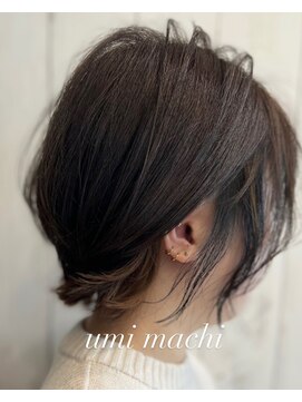 ウミマチ(umi machi) umi machi ロー&ハイライト(ブリーチなし)2023/1/25