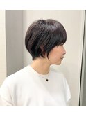 女性らしさのあるショートボブ/20代30代40代