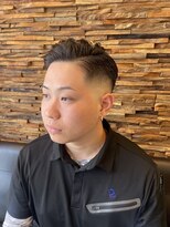 バリチョキ 五香店(BARI CHOKI) フェード七三スタイル