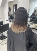 ミルクティーベージュグラデーションカラー