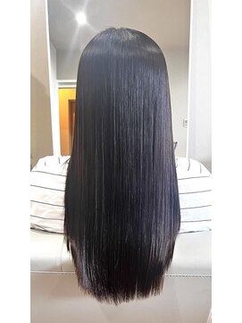 ミニマル(MINIMAL) 極上ツヤ髪ストレート+髪質改善カラー+美髪TR+カット