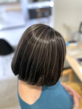 サンズカラー(3’s color) 赤みゼロ♪グレージュ白髪ぼかしハイライト