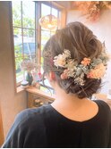 ゆるふわシニヨン