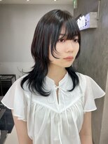 ユーフォリア 池袋東口駅前店(Euphoria) 顔まわりが可愛いミディアムウルフ