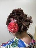 浴衣ヘア