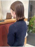 メルティカラー 切りっぱなしボブ 艶トリートメント 艶髪