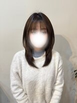 トータルビューティーサロン プリエ(prier) ミディアムレイヤー/レイヤーカット/韓国風スタイル/ナチュラル