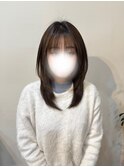 ミディアムレイヤー/レイヤーカット/韓国風スタイル/ナチュラル