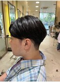☆メンズ☆センターパート×縮毛矯正【北川】
