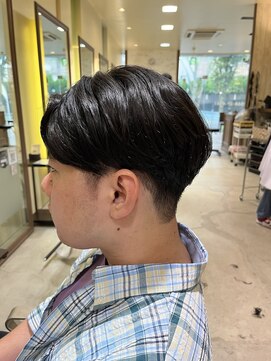 ブランシェ 高蔵寺店(BRANCHE) ☆メンズ☆センターパート×縮毛矯正【北川】