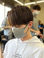 エルマーク 京都河原町(L-MARK)&nbsp;黒髪マッシュナチュラルマッシュメンズヘア韓国ツーブロック