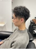 セミウエットツイストパーマツーブロックショートl1名護大東