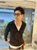 【メンズ】短髪アップバング1