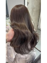 リリー(Lilley)&nbsp;＼ 明るめbrown 艶カラー ／韓国ヘア/レイヤー/顔周り