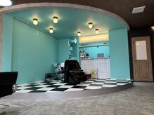 アメリカンダイナーをイメージしたシャンプーブース【いわき】