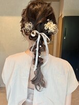 コンフィー(comfy)&nbsp;【mimura】編み下ろしアレンジ　ヘアセット　草加　谷塚