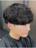 初めてのパーマでも◎ラフな質感が人気のシャドウパーマ