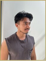 ジジバイワースホワイル(jiji by WORTH WHILE)&nbsp;外国人風パーマウルフカルマパーマベリーショートダークアッシュ