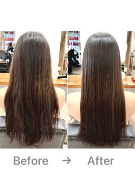 カリネバイフィエル(CALINER by Fier) 感動の【プレミアム髪質改善酸性ストレート】