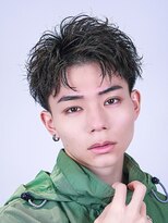 オーシャントーキョー 渋谷神南(OCEAN TOKYO)&nbsp;メンズカット無造作黒髪スパイキーショート刈り上げビジネス流行