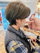 ロミー 本厚木(ROMMY.) 大人丸みショートマッシュボブ◎パールベージュ◎20代~50代