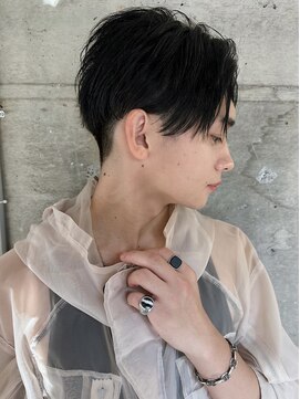 サイン メンズ 渋谷(SIGN men's) フェザーパーマ/ニュアンスパーマ/センターパート/カルマヘア