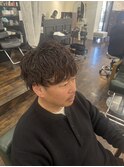 ショートウルフ　シャドウパーマ
