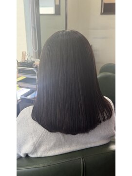髪質改善ミディアムスタイル